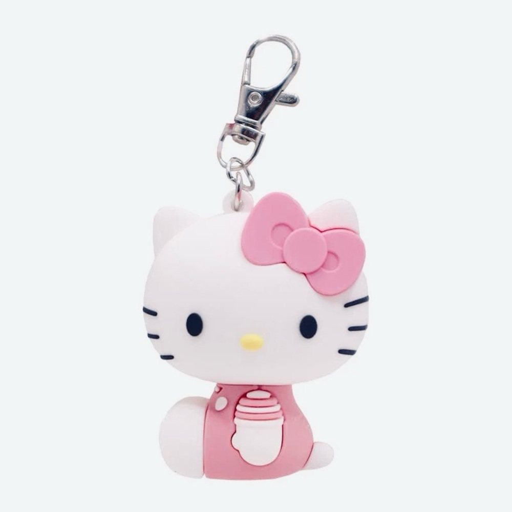 Bundle of Hello Kitty Hair Bows, Scrunchie, Clips & 3D Clip Keychain - Picture 2 of 9